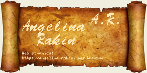 Angelina Rakin vizit kartica